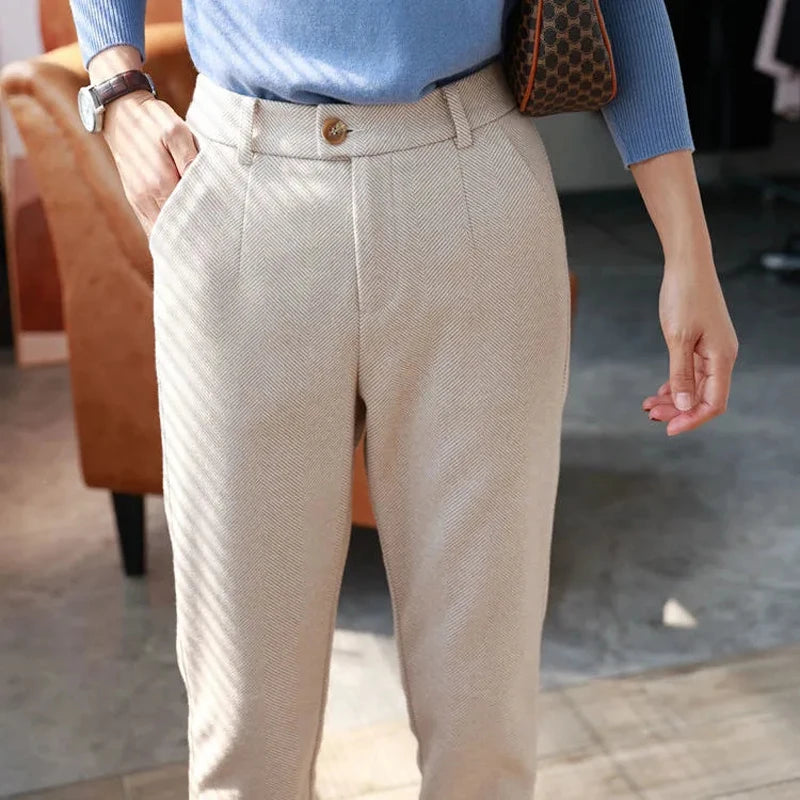 Pencil Legs Trousers