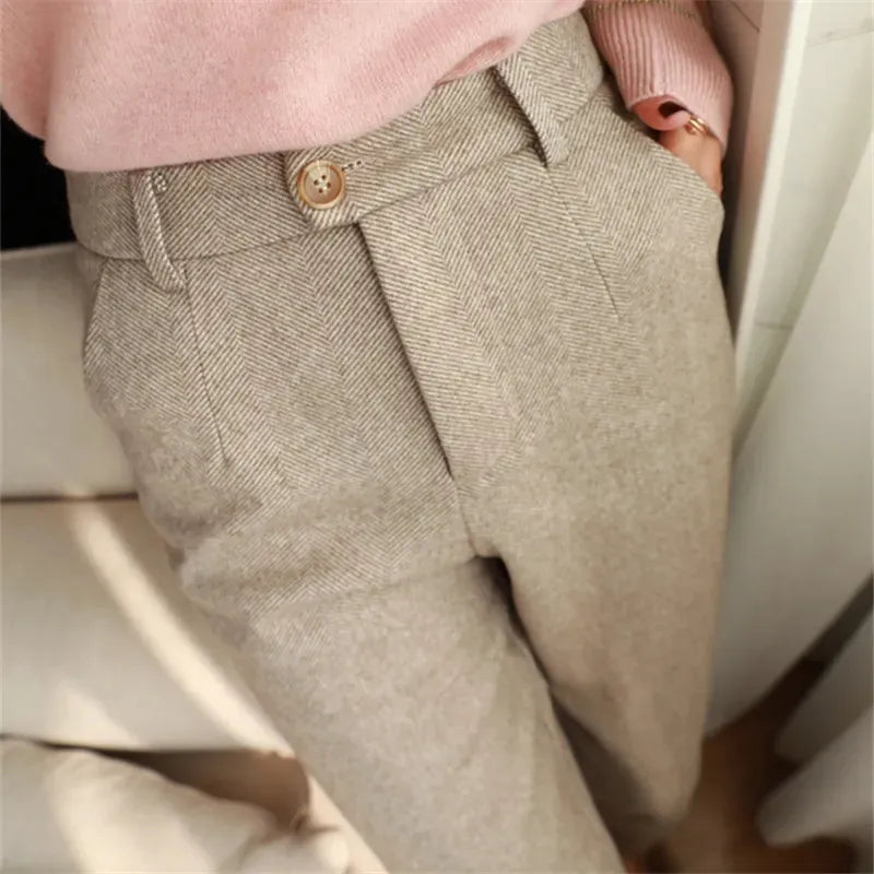 Pencil Legs Trousers