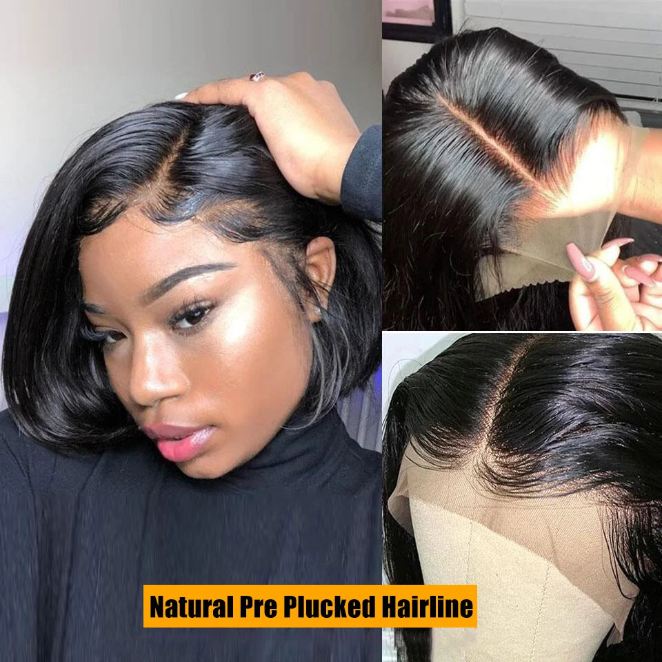 Lace Front Straight Short Wig