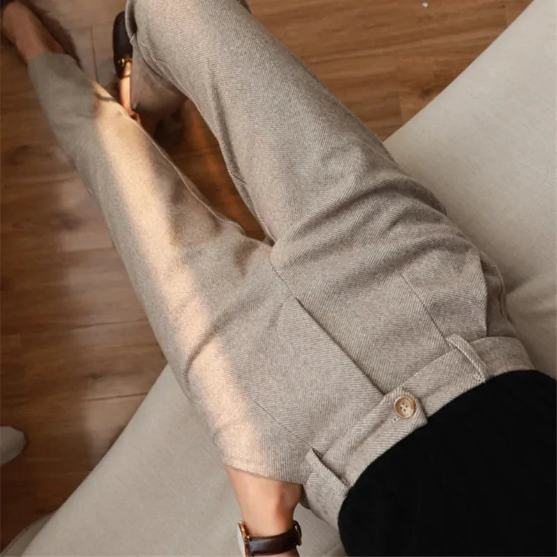 Pencil Legs Trousers