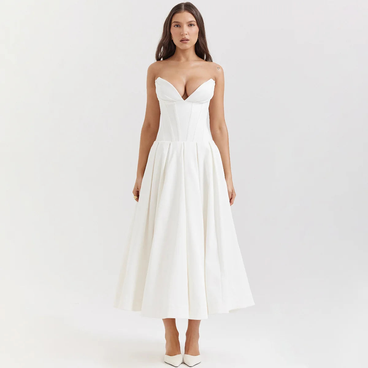 Strapless Wedding Guest Dress