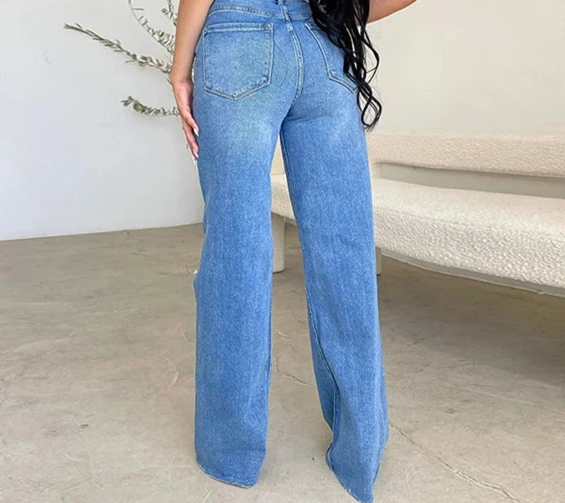 Straight Wide Jeans