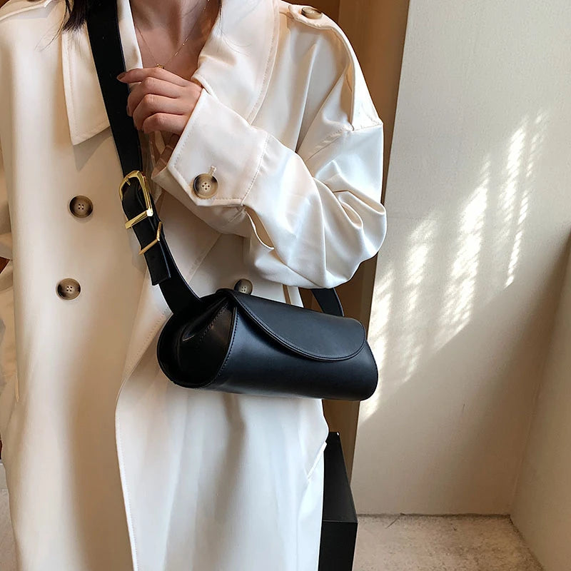 Wide Strap Shoulder Bag