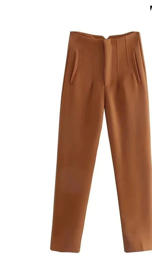 Casual High Waist Pants