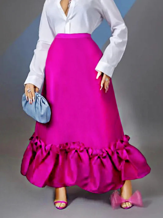 Classy Ruffles Skirt