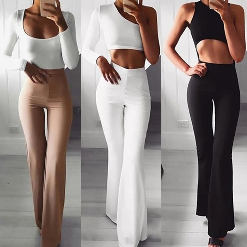 High Waist Casual Pants