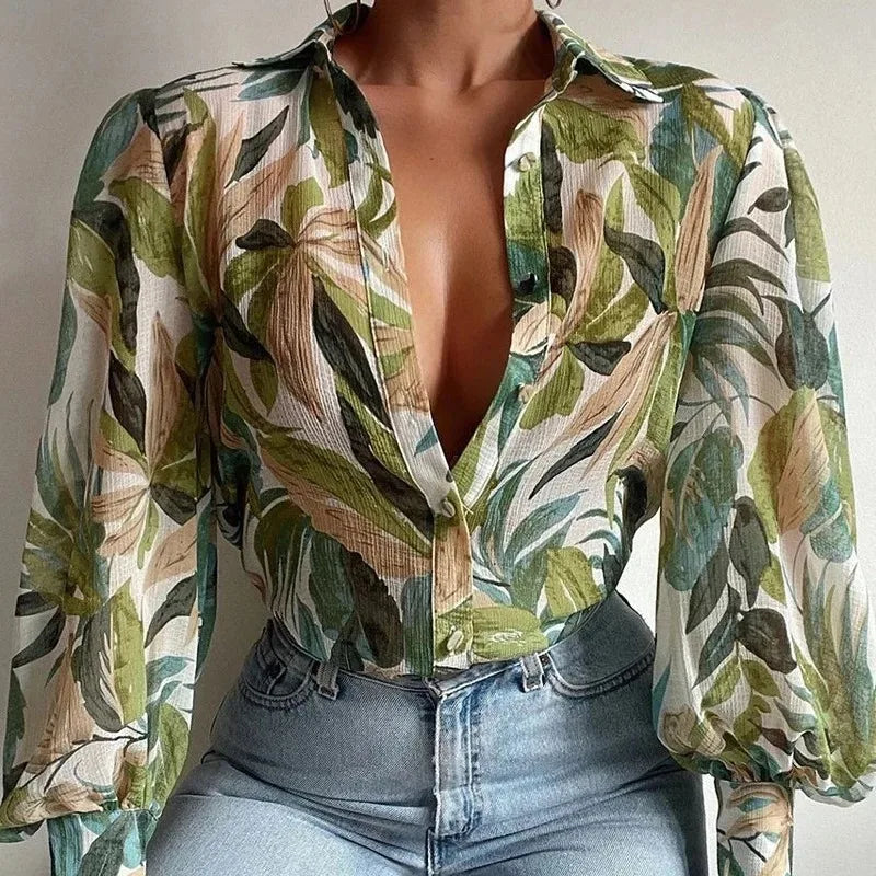 Floral Long Sleeve Blouse