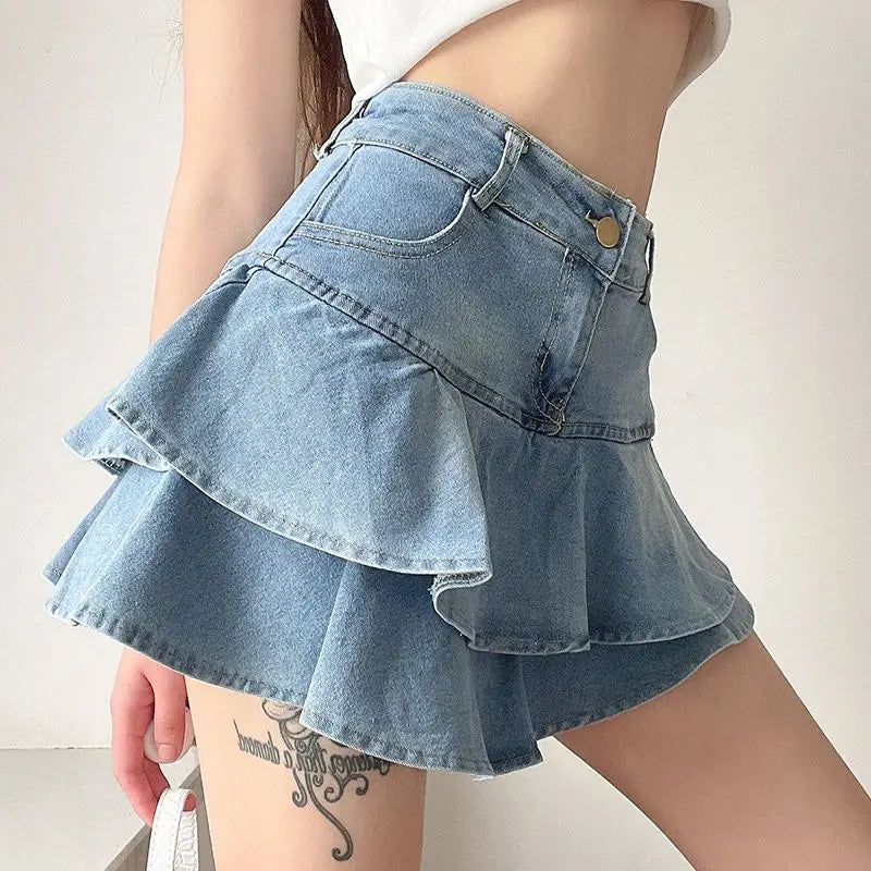 Vintage Denim Skirt