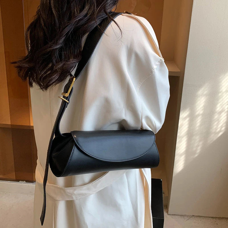 Wide Strap Shoulder Bag