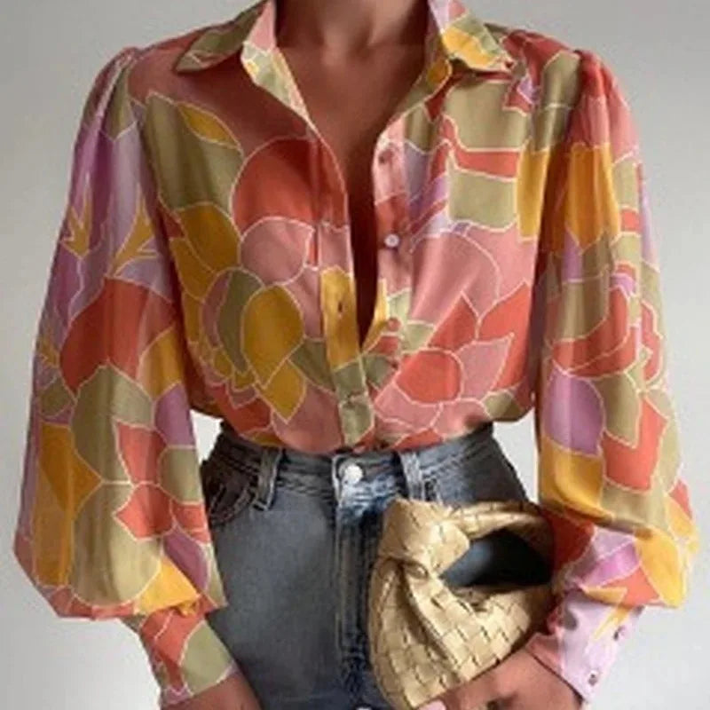 Floral Long Sleeve Blouse