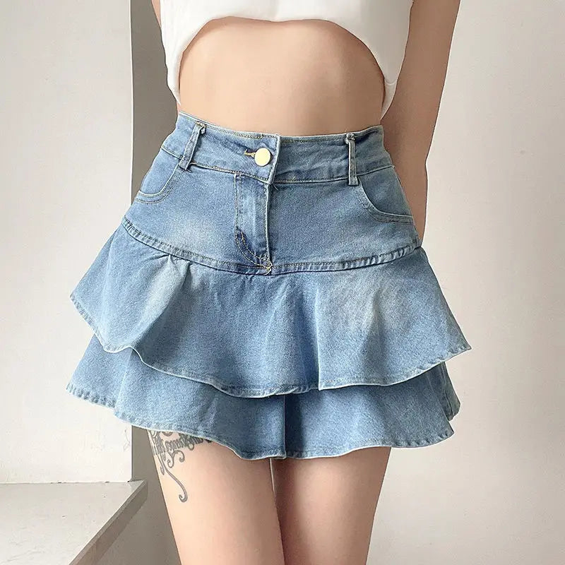 Vintage Denim Skirt