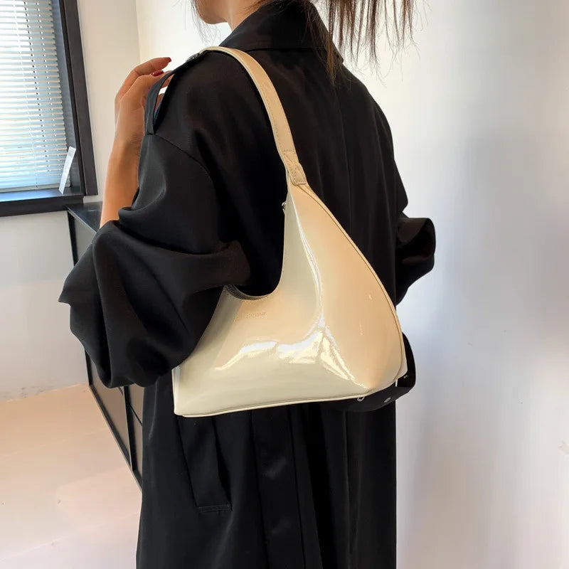 Solid Shoulder Bag