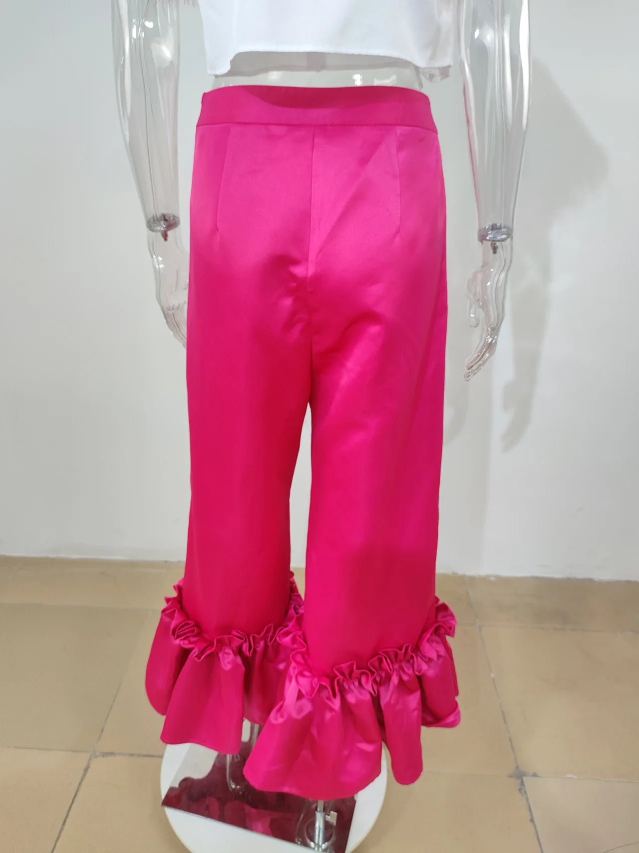 Elegant Ruffles Trousers