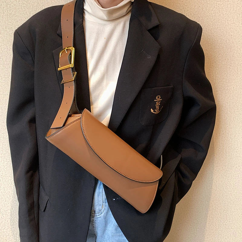 Wide Strap Shoulder Bag