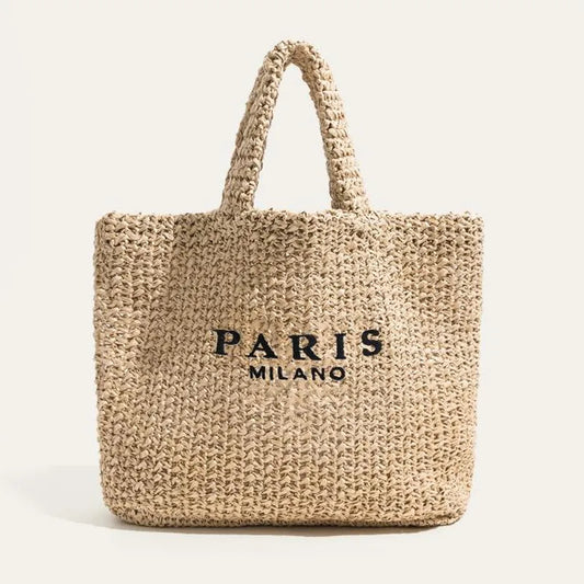 Straw Tote Bag