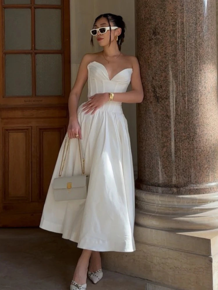 Strapless Wedding Guest Dress